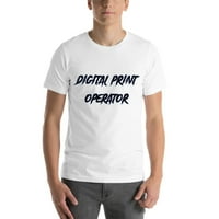 Digitalni print Operator Slasher Style Style Shothuve Pamuk majica prema nedefiniranim darovima