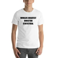 2XL Svjetovi najveći direktor statističke majice s pamukom kratkih rukava po nedefiniranim darovima