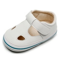 Biayxms dječje djevojčice Dječaci sandala, pu kože fleksibilne ne klizane udubljene ljetne ravne cipele za casual