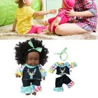 Afrička lutka Tebru, afričke lutke za djevojčice, Crna lutka za bebe, Afrička djevojčica, dječja lutka za djevojčice,