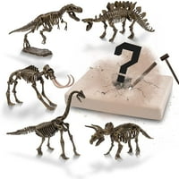 Dinosaur Skeleton, 3D Dino fosilne kosti iskopavanja znanstvenog kompleta, poklon za djecu- Triceratops