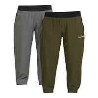 Spalding Boys Tech Tech tkane jogger hlače, 2-pak, veličine 4- HUSKY