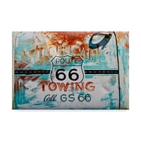 Route Towing 'Canvas Art by American School