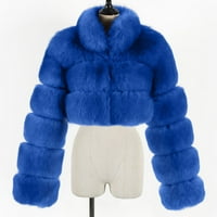 LoopsUn Fall Savings Odmor za ženske zimske kapute kardigan, ženske dame tople fau krznene jakne jakne zima čvrsta