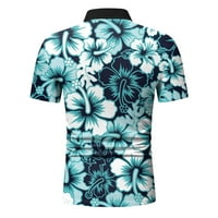Muške polo majice ležerna ljetna košulja s kratkim rukavima za vrat tiskana majica polo majica za muškarce