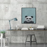 Studiona Panda Floater uokvirena slikarski otisak na platnu