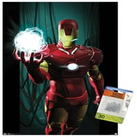 Comics-Iron Man-energetski zidni poster s gumbima, 14.725 22.375