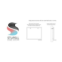 Stupell Industries Sweet sablasni domovi duhovi potpisuju grafičku umjetničku galeriju omotana platna za tisak