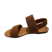 Aoujea zazor predmeta udobne sandale za žene casual plaže sportove elastične elastične papuče ravnih dna rimske