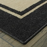 Istočni tkalci Amerike Naksos rubnik polipropilenski unutarnji i vanjski tepih, pijesak