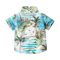 Dječaci majice Dječje vrhove majice majice plaža kratki rukav casual cvjetni cvjetni dječji kokosov kokos casual