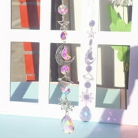 Svjetlucava ukrasna legura s dijamantnim prizmama viseći vrtni viseći dekor za dnevnu sobu