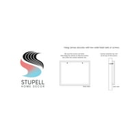 Stupell IndustriesBathroom Pravila tipografija Visoka bijela kupaonica platno zidna umjetnost Jim Baldwin