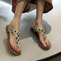 WeFuesd papuče za žene Clarks sandale za ženke modne sandale od drveta sa sandalama proljetne i ljetne rinestone