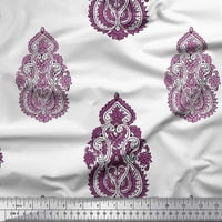 Modalna satenska tkanina s cvjetnim printom i paislee uzorkom iz