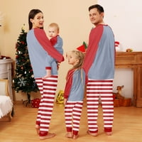 Obiteljska podudarna božićna pidžama postavljena božićna pjs obiteljska crtana odjeća za spavanje mi šibica pijamas