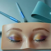 Mairbeon šminkanje jastučića Realistično podučavanje mekih silikonskih obrva za oči za oči za oči 3d prakse manekenskog