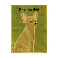 Zaštitni znak likovna umjetnost 'chihuahua zlato' platno umjetnost Johna W. Golden