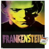 Frankenstein - zidni poster izbliza s gumbima, 22.375 34