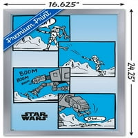 Ratovi zvijezda: Carstvo uzvraća udarac - zidni poster stripa, 14.725 22.375