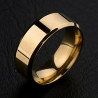 Prsten unise ogledalo od nehrđajućeg čelika Lagani prsten za vjenčanje
