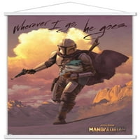 Zidni poster Ratovi zvijezda: Mandalorijanac-zaštiti, 14.725 22.375
