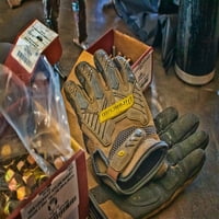 Radne rukavice za kontrolu udara; zaštitne rukavice sa zaslonom osjetljivim na dodir, vodljivi dlanovi i prsti,