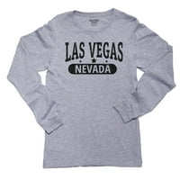 Modna siva majica za dječake u stilu Las Vegas, Nevada sa zvijezdama