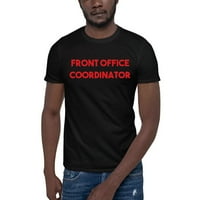 2XL Crveni prednji ured koordinatora pamučne majice kratkih rukava po nedefiniranim poklonima