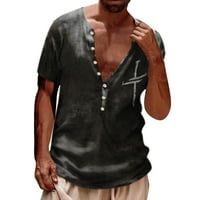 Muška ljetna moda casual pričvršćen 3D digitalni tiskarski majica s kratkim rukavima
