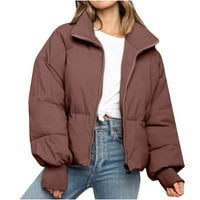 Dugi Kaputi za žene za zimu, Modni Ženski kardigan s ovratnikom, donja jakna, gornja odjeća, podstavljeni kaput,