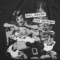 Žene Hej Djed Božićnjak lijepi paket majica Smiješna božićna majica - XL Ženske grafičke majice