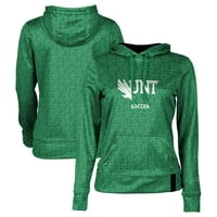 Ženska Kelly Green North Texas znači zeleni nogometni pulover hoodie