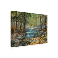 Zaštitni znak likovna umjetnost 'Glen Creek slapovi' platno umjetnost Petera Snydera