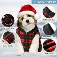 Kalgaden tkanina džemper za pse s povodcem zimska runa prsluk pseća jakna topla odjeća za kućne ljubimce za štene
