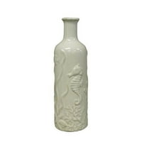 Bijela morska keramička vaza, svaka